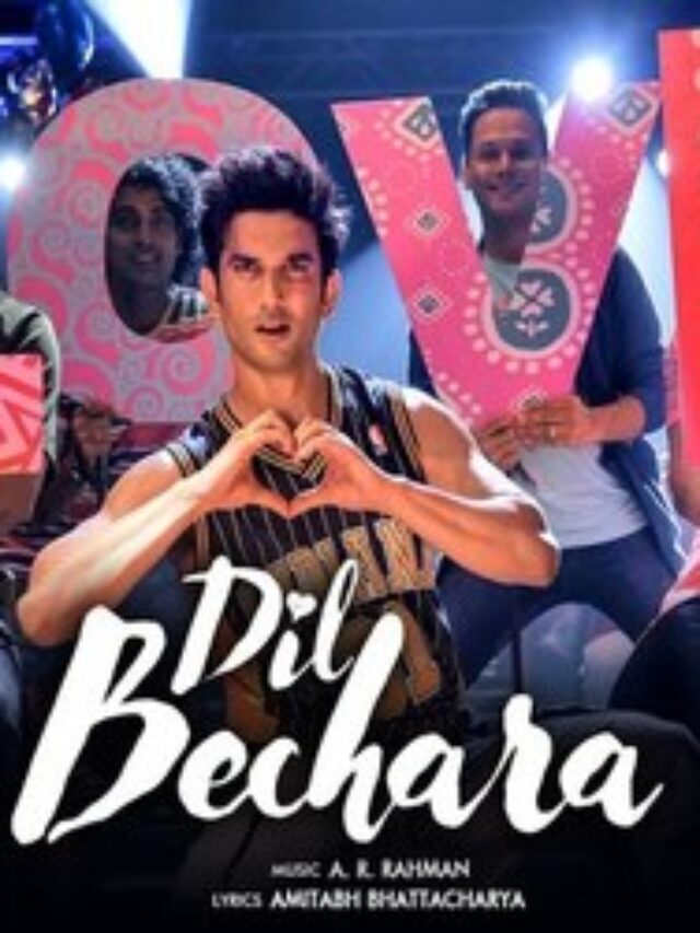 Dil Bechara Title song lyrics meaning Translation